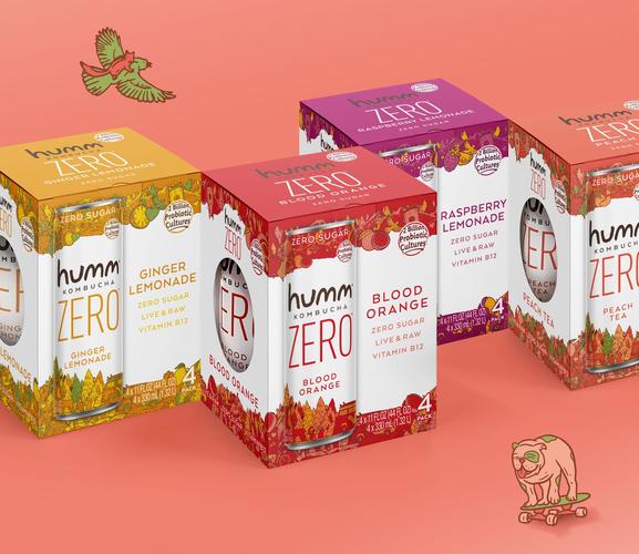 humm康普茶品牌包装设计